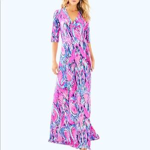 Lilly Pulitzer Marvista Wrap Maxi Dress // Multi // Free Spirit [No tags, GUC]